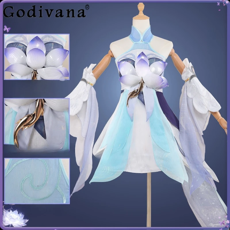 

Big Joe Goddess Glory Dress Suit for Women Halloween Uniform Cosplay Clothing Dress Female Role Playing Party Carnival Dress Set