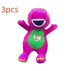 Barney Cartoon Style Cartoon Doll Peluche Giocattolo per bambini adulti Dinosauro Peluche Bambola Ornamenti da comodino, Ornamenti per divano