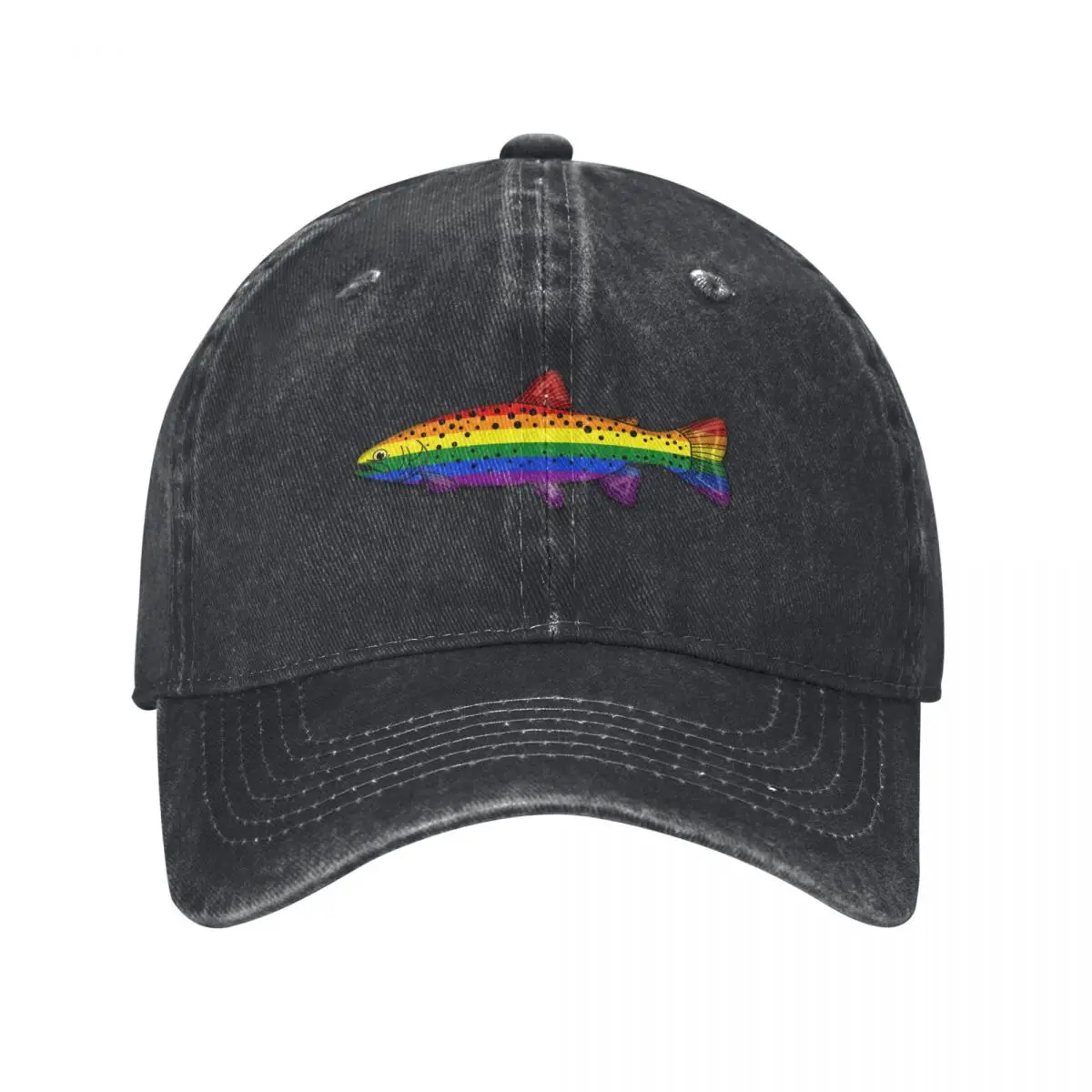 Rainbow Trout Baseball Cap Snapback Cap custom Hat designer cap dad hat Woman Hats Men's