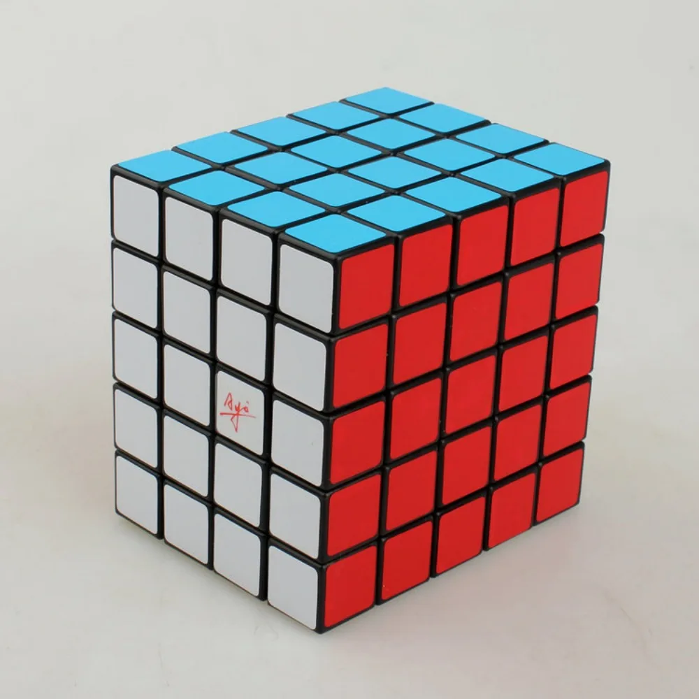 Ayi 5x5x4 Full Function Unequal Cubo Magico 554 Black Professional Magic Cube Puzzle for Collection Educational Toy