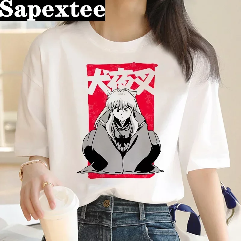 inuyasha tshirt t shirt female ulzzang y2k clothes japanese tshirt vintage