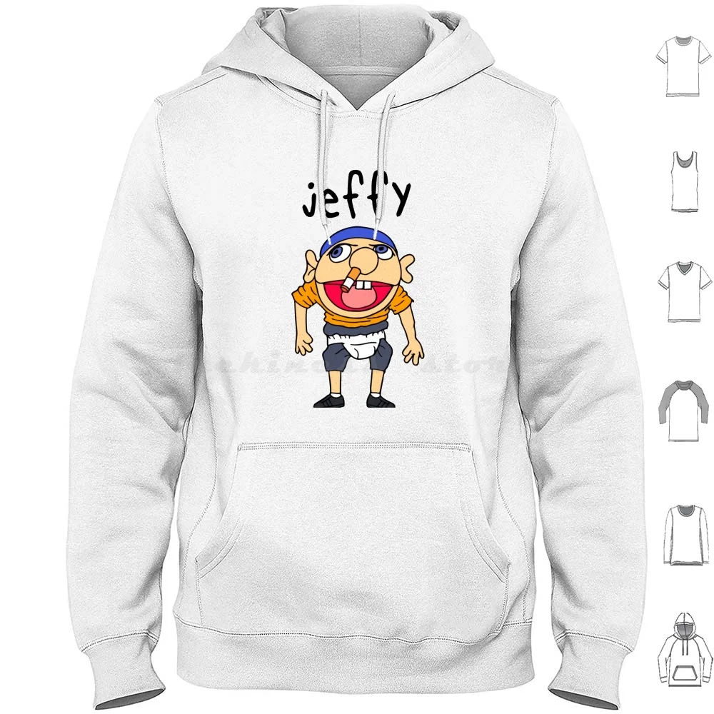 Jeffy Funny Puppet , Sml , Hoodie Cotton Long Sleeve Jeffy Sml Sml Jeffy Puppet The Jeffy Jeffy Royale Cartoon Puppet Jeffy