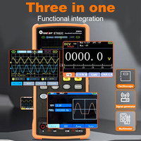 ET852C Dual Channel 50MHz Oscilloscope Multimeter Signal Generator 3in1 Portable Large Screen Oscilloscope Car Diagnostic Tools