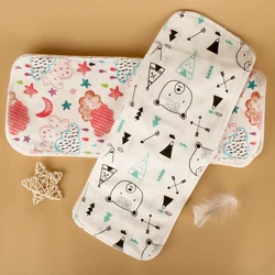 AIO 10Pcs 6 layers Cotton Inserts for Baby Diaper Inserts Nappy Pure Cotton Inserts Use Together With Pocket Cloth Diaper