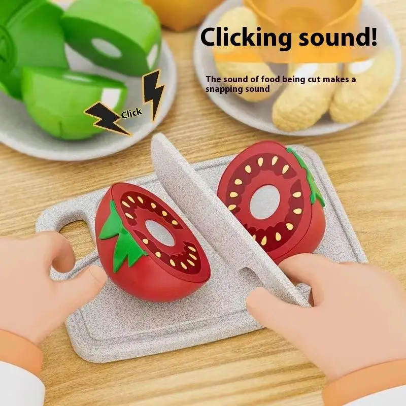 1 Piece Play House Decompress Educational Toys Montessori Paste Chechele Simulation Durian Watermelon Educational Toy Gift