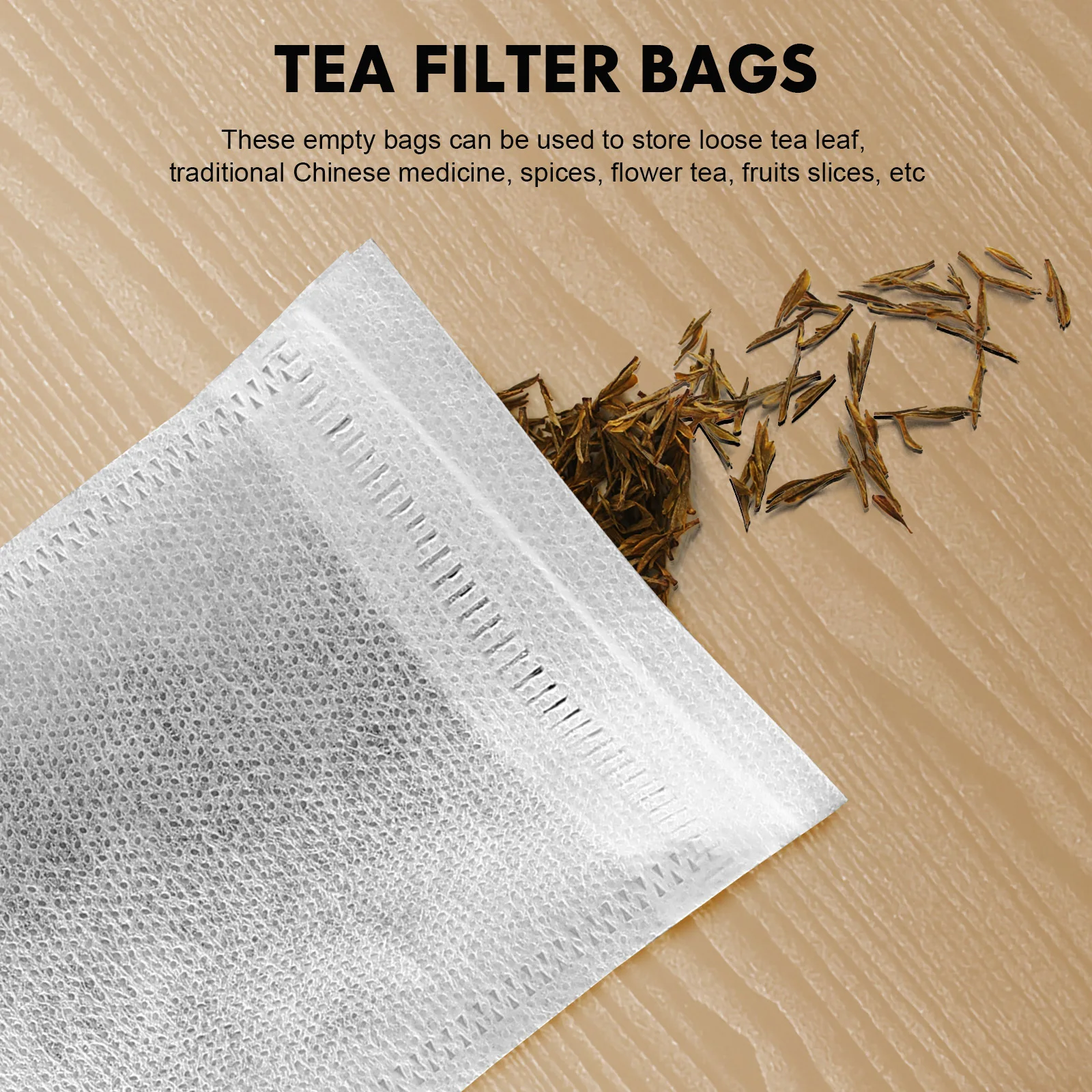 

200pcs Empty Filter Bags With Drawstring For Loose Leaf Tea Coffee Herbs Reusable Tea Infuser Bags Kitchen Bar Tools