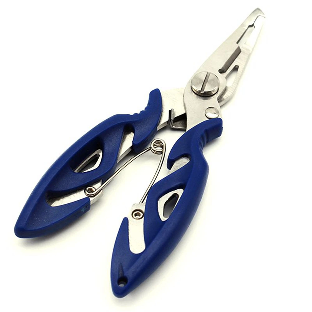 Stainless Steel Fishing Pliers 3 Colors Scissors Line Cutter Remove Hook Fishing Tackle Tool  /Random Color