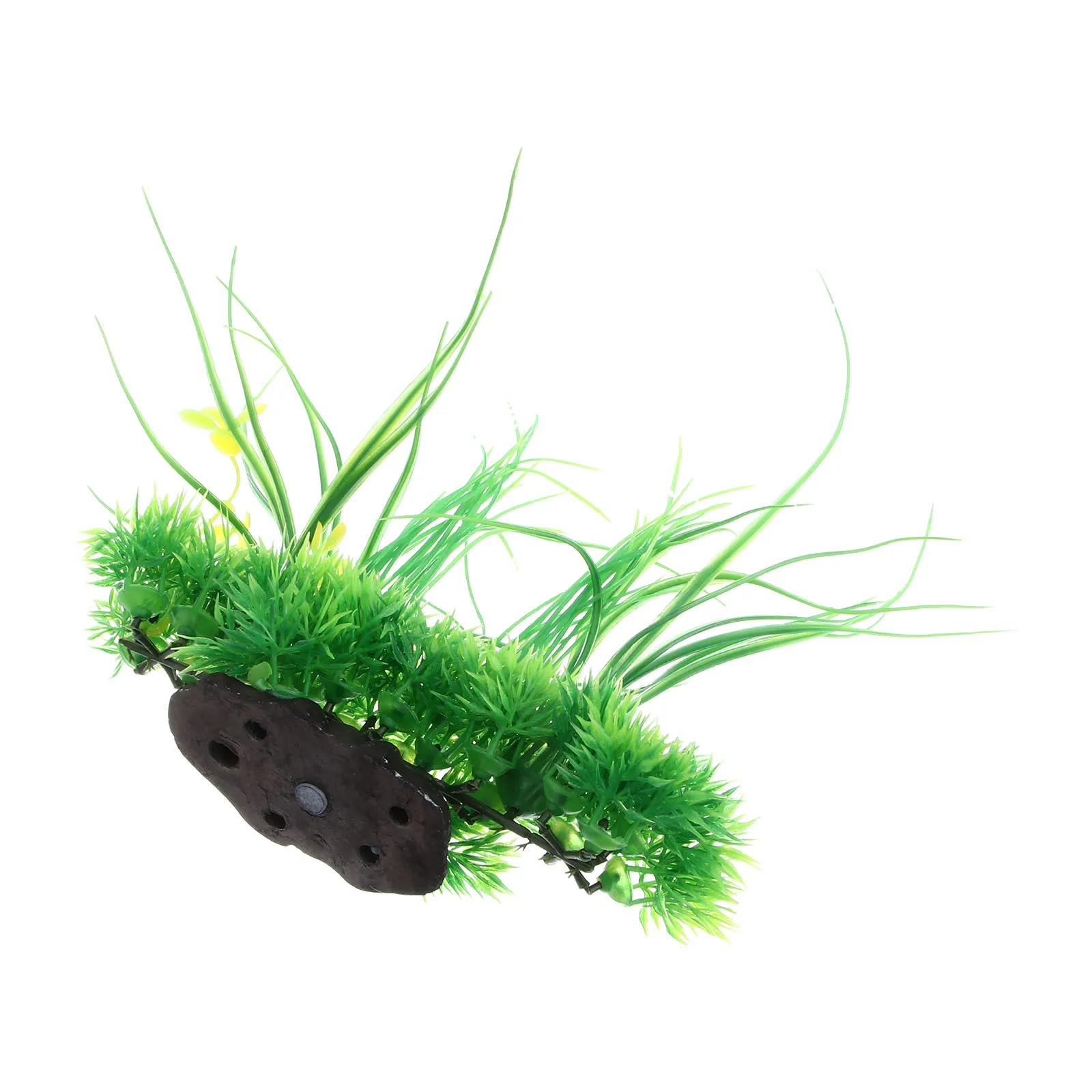 

Simulation Aquatic Plant Artificial Fish Tank Decor Ceramic Base Freshwater Saltwater Aquarium Landscape Decoration