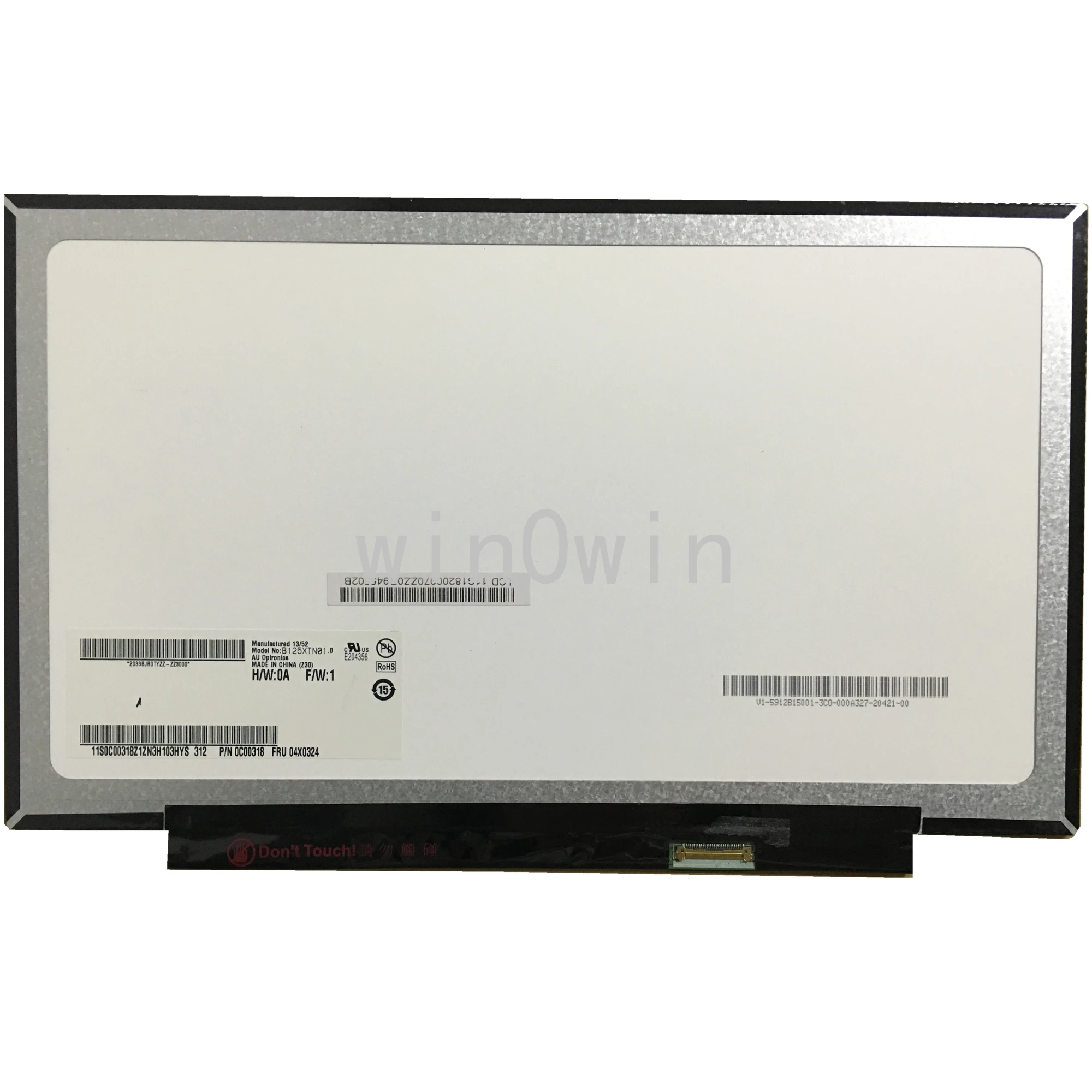 

B125XTN01.0 fit HB125WX1-200 LP125WH2-TPH1 12.5" 1366X768 Laptop LED LCD Display