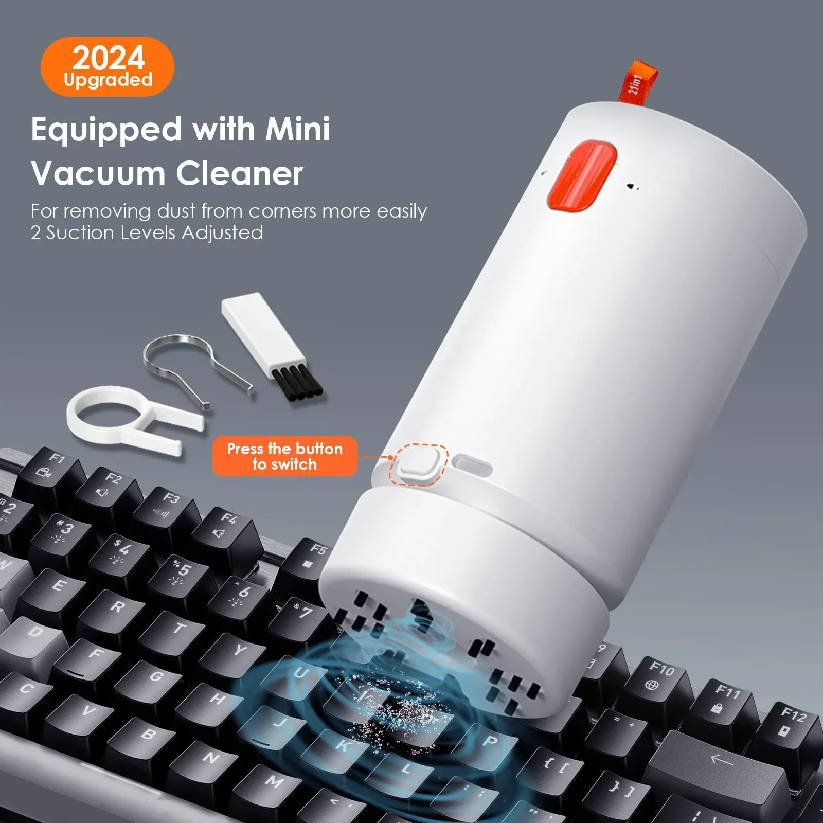 

21-in-1 Cleaner Kit for Airpods, Leairot Cleaning Kit for Keyboard, Earbud, Laptop, iPhone Phone Charging Port & Screen, Camera