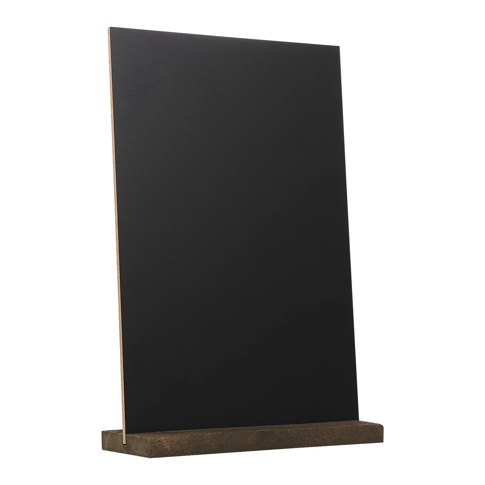 Mini Chalkboard Sign with Wood Base Tabletop Message Board for Cafe Bar Hotel Menu Display Double Sided Erasable Decorative Sign