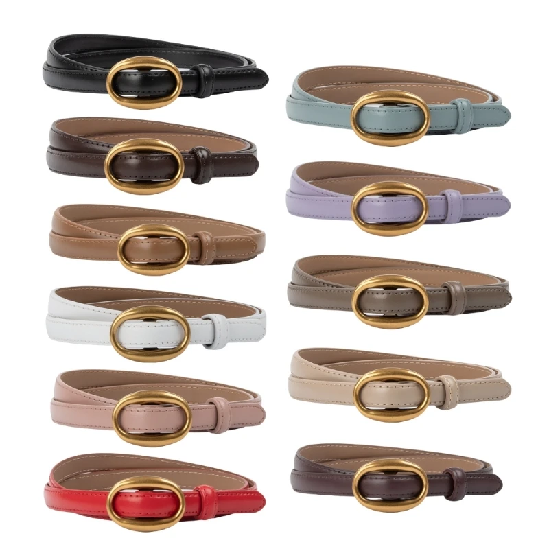 

Fashionable Ladies Leather Belt Unique Styles Waist Belts Elastics Waistband