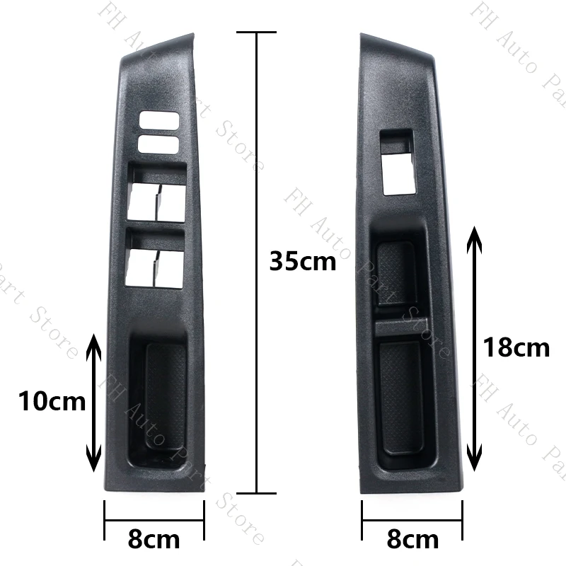 4PCS LHD RHD Window Control Switch Protection Cover Panel Frame For Toyota Vitz 2010 2011 2012 2013 2014 7427252220 7427152230