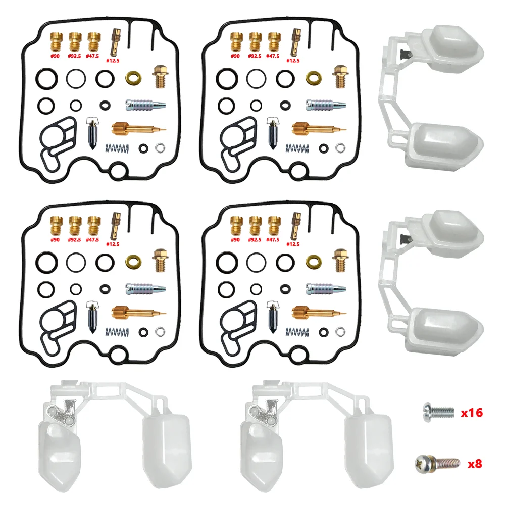 YM XJ400S DIVERSION 4BP1 4BP2 1992 1993 XJ400 S-TYPE Carburetor Repair Kit & Float Carb Parts