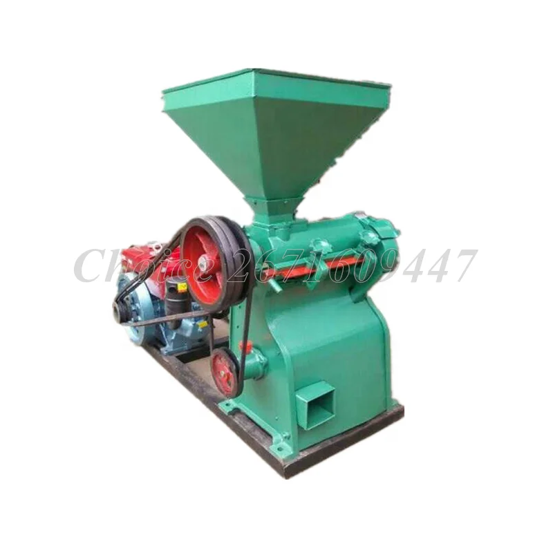 Electric Maize Rice Corn Skin Huller Miller Peeler Wheat Peeling Grinding Machine