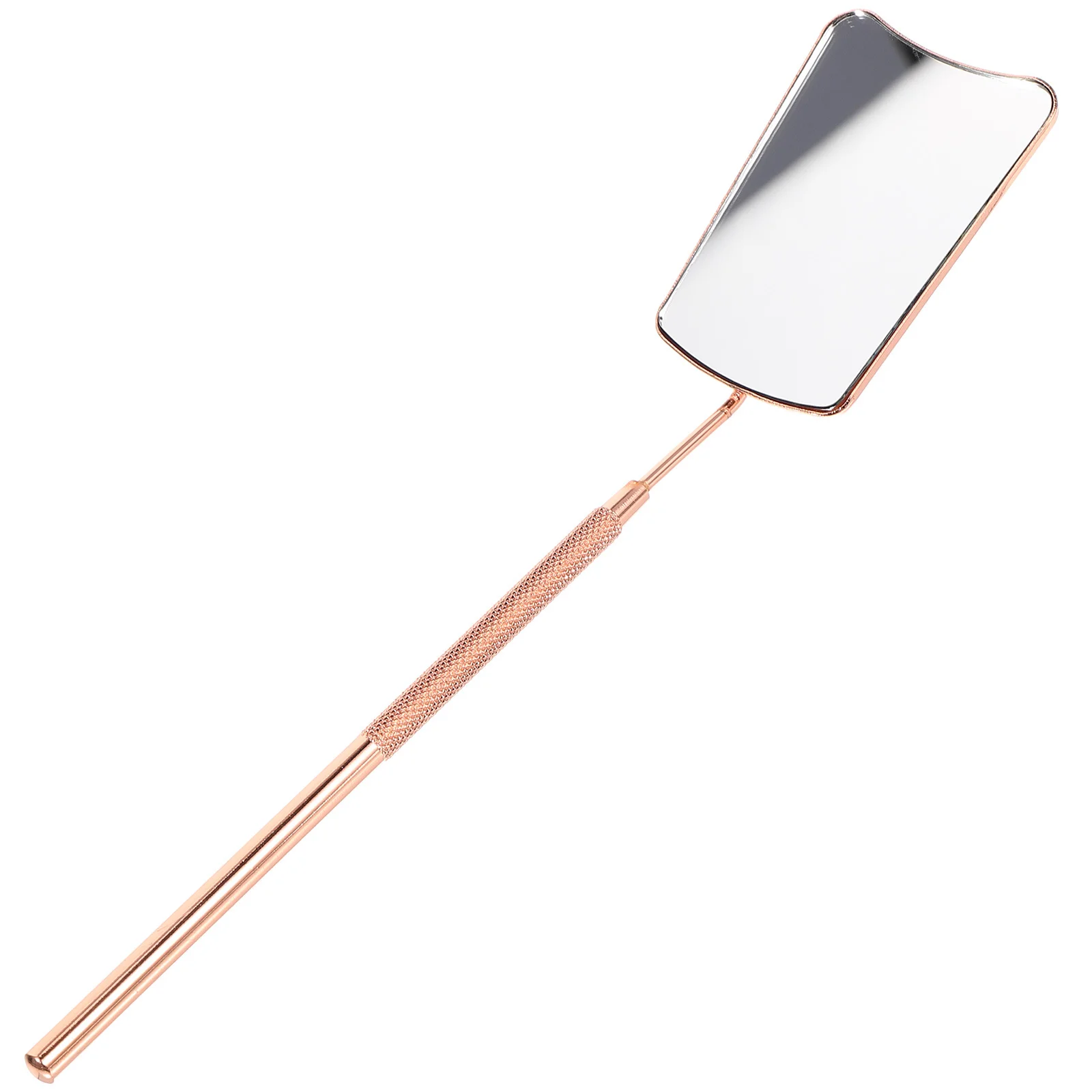 

Lash Extension Mirror Stainless Steel Eyelash Mirror Portable Lash Checking Tool Lightweight Comfortable Grip Eyelash Extension