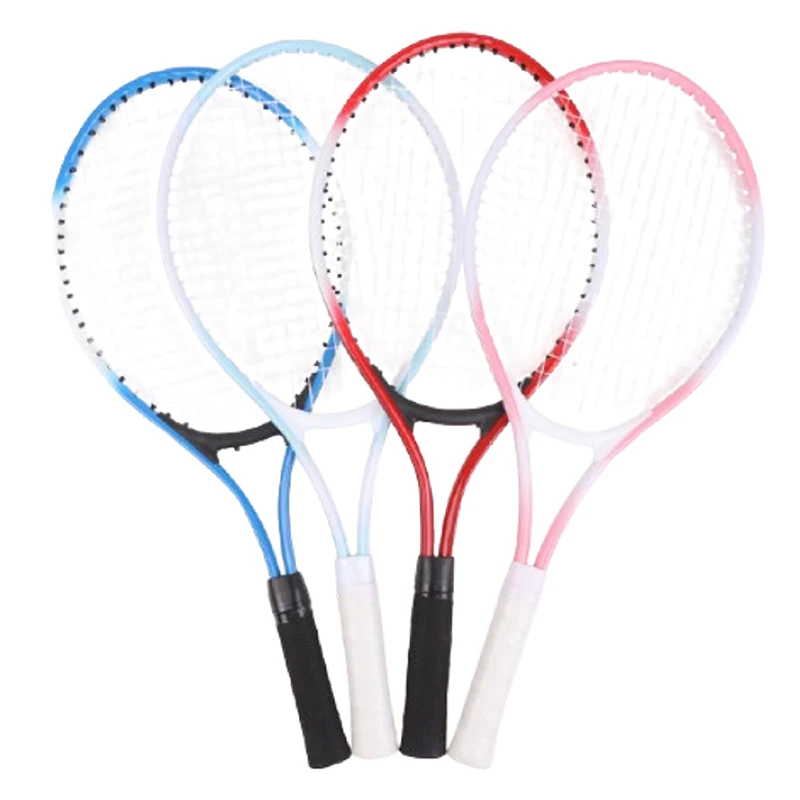 1 Professional Tennis Racket 3 Rubber Elastic Tennis Racket Children's Tennis Racket Train Parent-child Interactive Shock-absorb