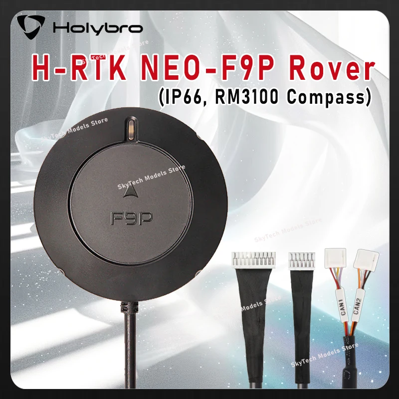 HolyBro H-RTK NEO-F9P Rover (IP66, RM3100 Compass)