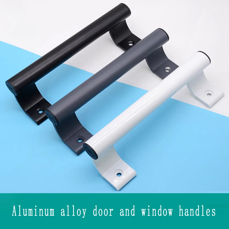 

Aluminum Alloy Door And Window Handles Surface Mounted Sliding Door Handles Balcony Glass Plastic Steel Door Handles