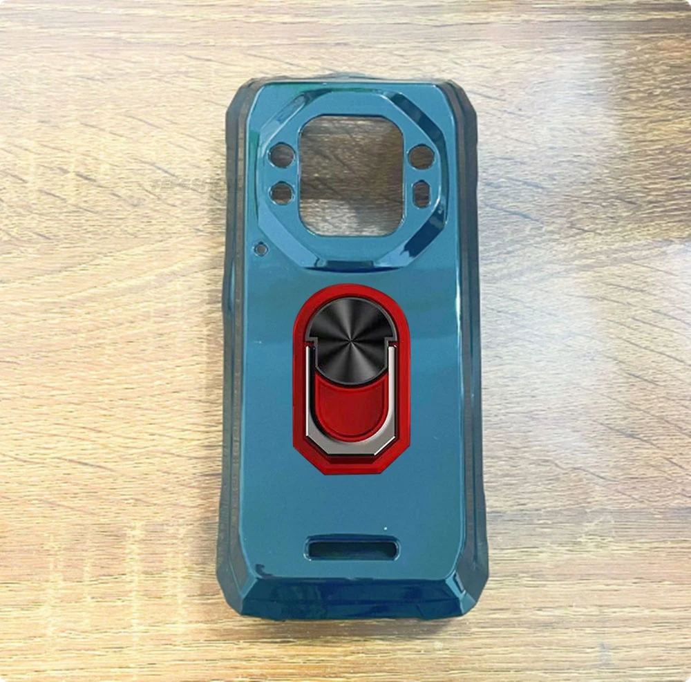 Für Blackview Oscal Tank 1 6,78 "Zurück Finger Ring Weiche TPU Silikon Fall Für Blackview Oscal Tank 1 Tank 1 halterung Telefon Abdeckung – Detail 1
