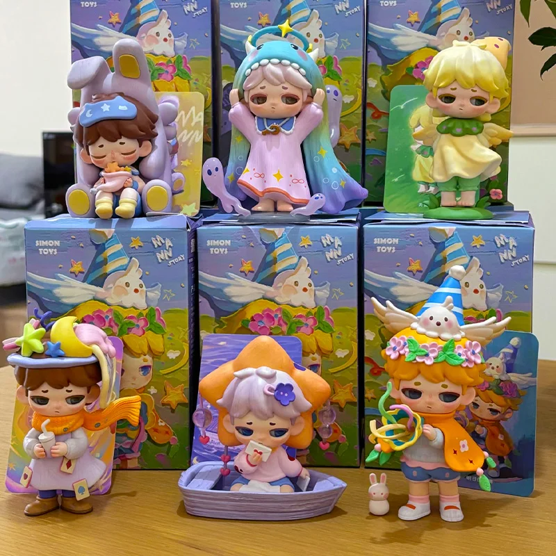 

MANN STORY The Imaginative Me Series Blind Box Toy Anime Trendy Toy Model Figurines Desktop Ornaments Toy Gifts Classic Toys