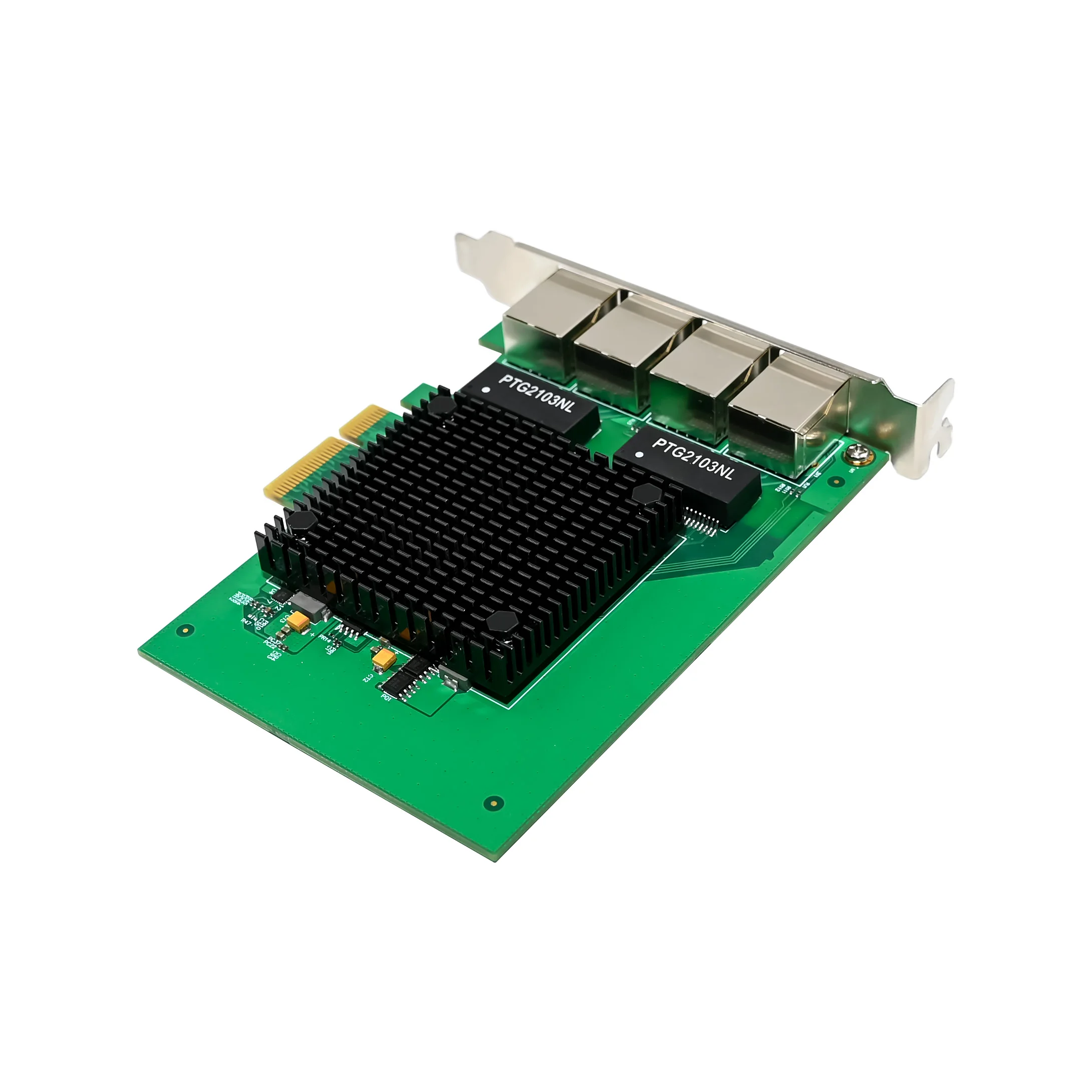 SUNWEIT ST7418 PCIe X4 I350-T4 Gigabit Copper Server NIC with Wired Connection External 1 Year Warranty CE Certified in Stock