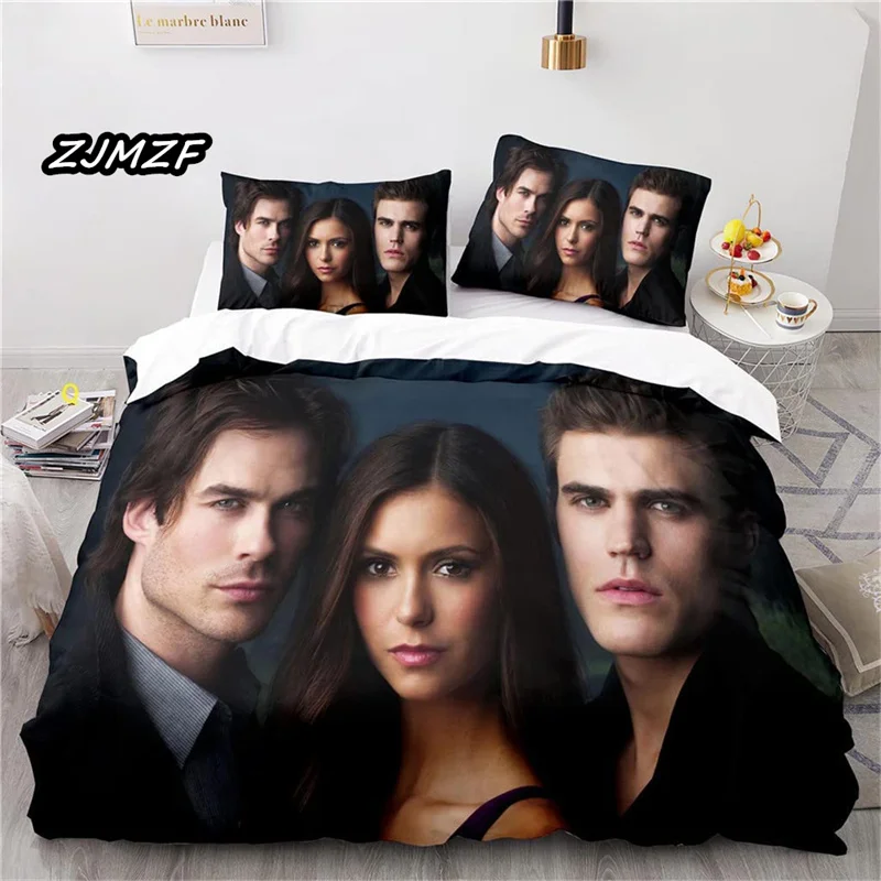 3D Printed The Vampire Diaries Bedding Sets exquisite bed supplies set duvet cover bed comforter set luxury birthday gift