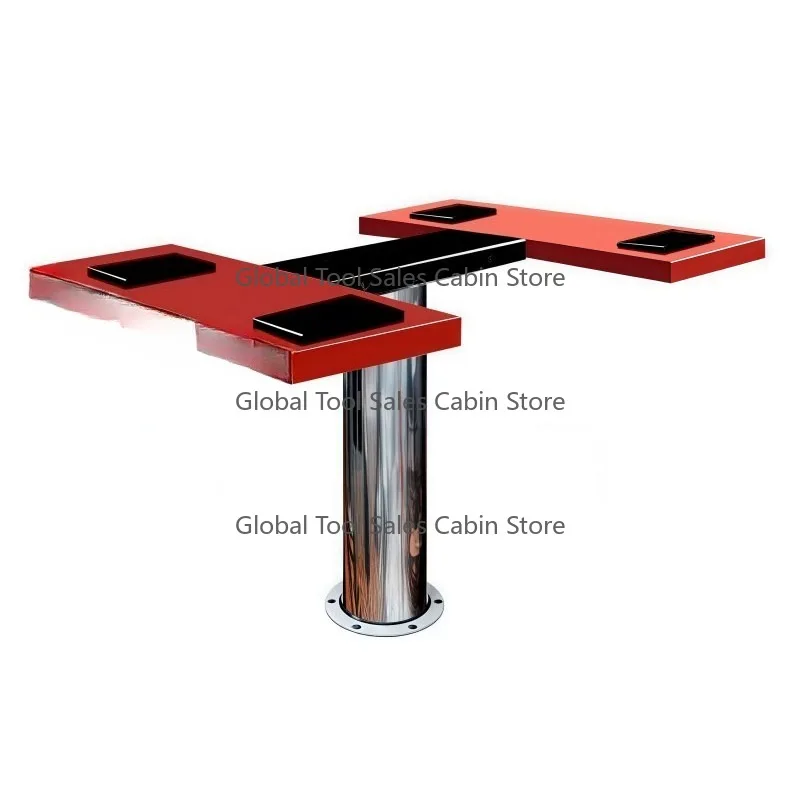 338H Single Column Car Wash Lift 4T Hidden Hydraulic Pneumatic Maintenance Lift for Automobiles