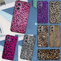 Leopard Print Phone Case For OPPO Find X6 X3 Pro X2 Neo X5 Lite Reno 7 3 2Z 4Z 5Z 8T 4 5 6 8 Lite Cover