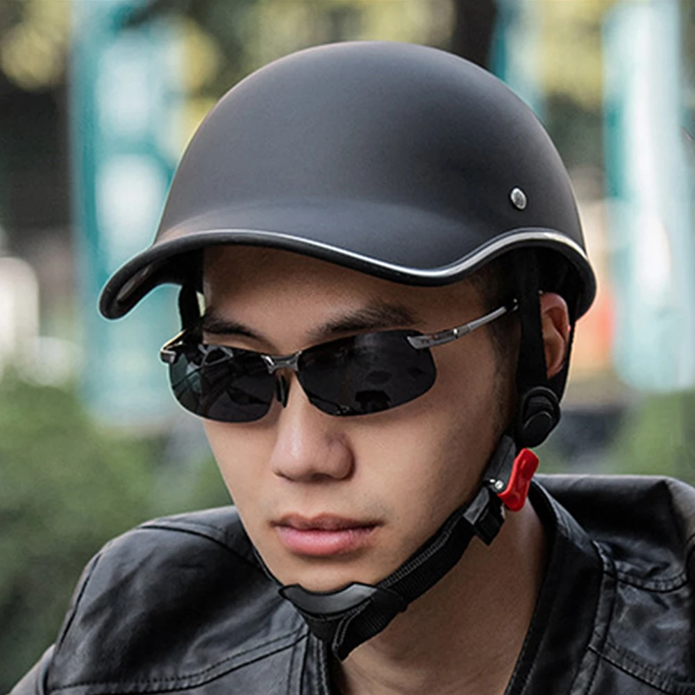 Fashion Riding Safe Helmet Extended Brim Baseball Hat Style Protection Helmet Impact Resistance Sunscreen Cycling Equipment