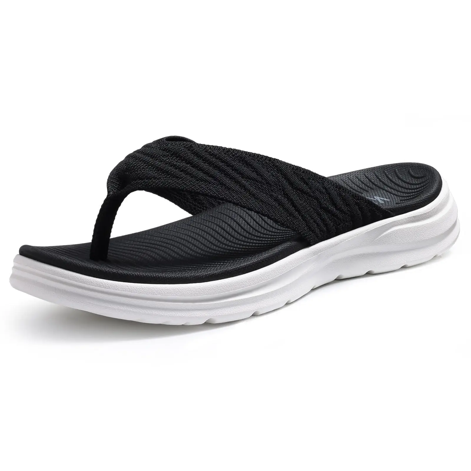 Litfun Arch Support Women's Flip Flops With Soft Cushion Durable Summer Beach Slippers Slip On Walking Thong Sandals For Women