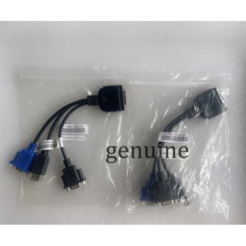 New Original for HP C3000 C7000 Blade Adapter Cable KVM Cable SPS-CA SUV Diagnostic Cable 409496-001 416003-001 Local I/O Cable