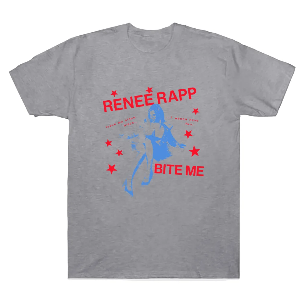 Pink Tour Tee Reneé Rapp Geschenk für Frau und Mann, Unisex-T-Shirts, bequeme Baumwolle, O-Ausschnitt, kurze Ärmel, ästhetische, lässige Oberteile – Detail 9