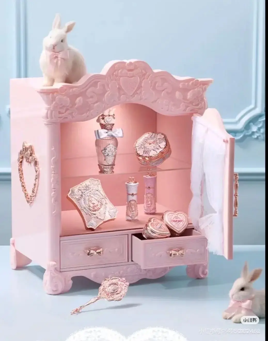 

Flowerknow Bonny Garden Series Deluxe Cosmetic Storage Box Empty Case Gift Set for Women New Arrival