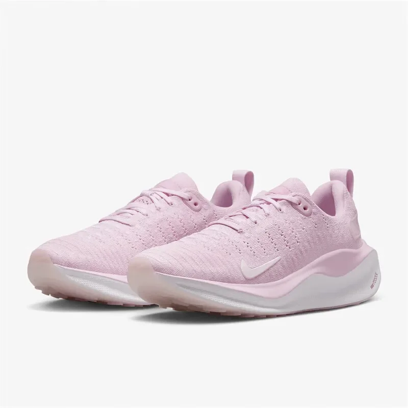 Nike-Chaussures de Course React Extron Run FLy107 4 pour Femme, Basses, Décontractées, Confortables, Rose et Blanc