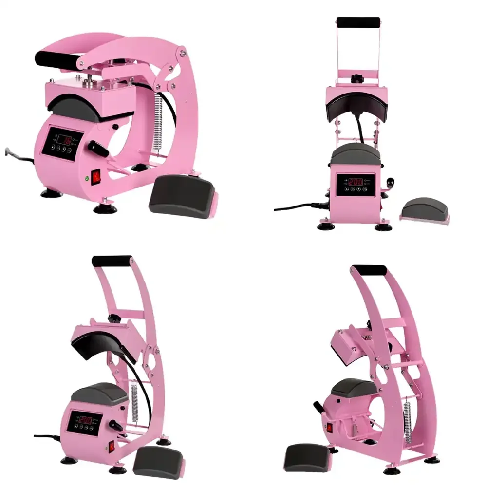 

CYCH2310-2 Manual Heat Press Transfer Printing Machine Direct Wholesale Electric Semi-Automatic Design Cap for Hats New