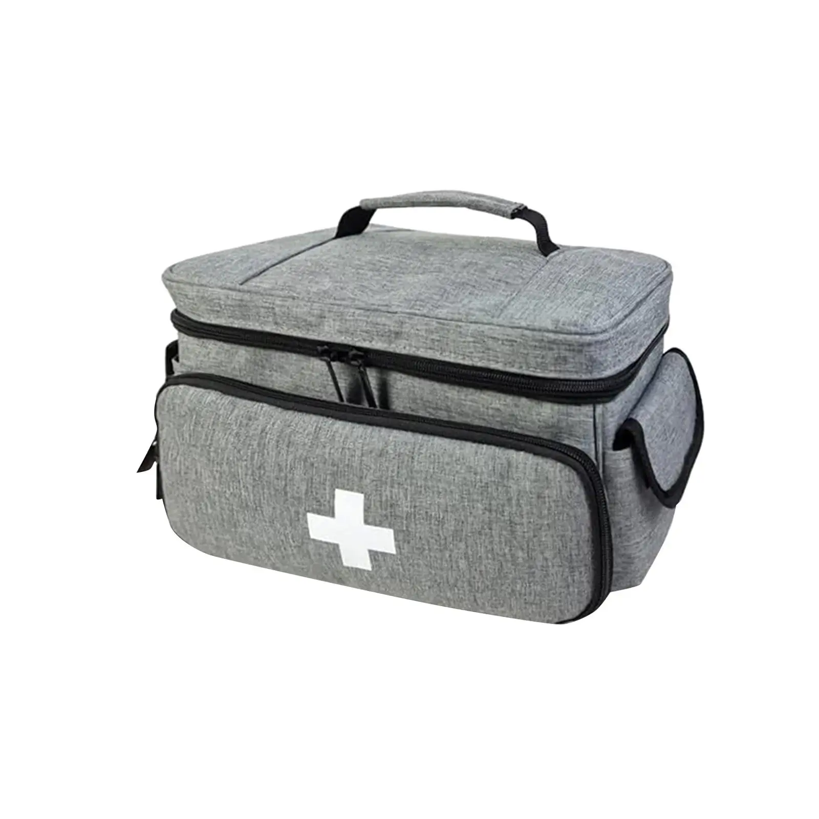 Trousse de premiers soins polyvalente, sac d'urgence de voyage, trousse de premiers soins portable, adaptée à la salle de sport en plein air, adaptée aux affaires, 11.42x7.68x6.89 po