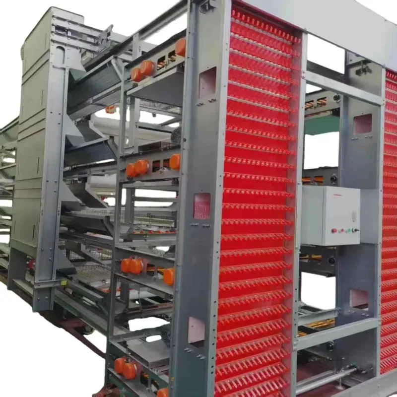 Galvanized Steel Fully Automatic Chicken Coop Battery Cage System for Laying Hens Farming