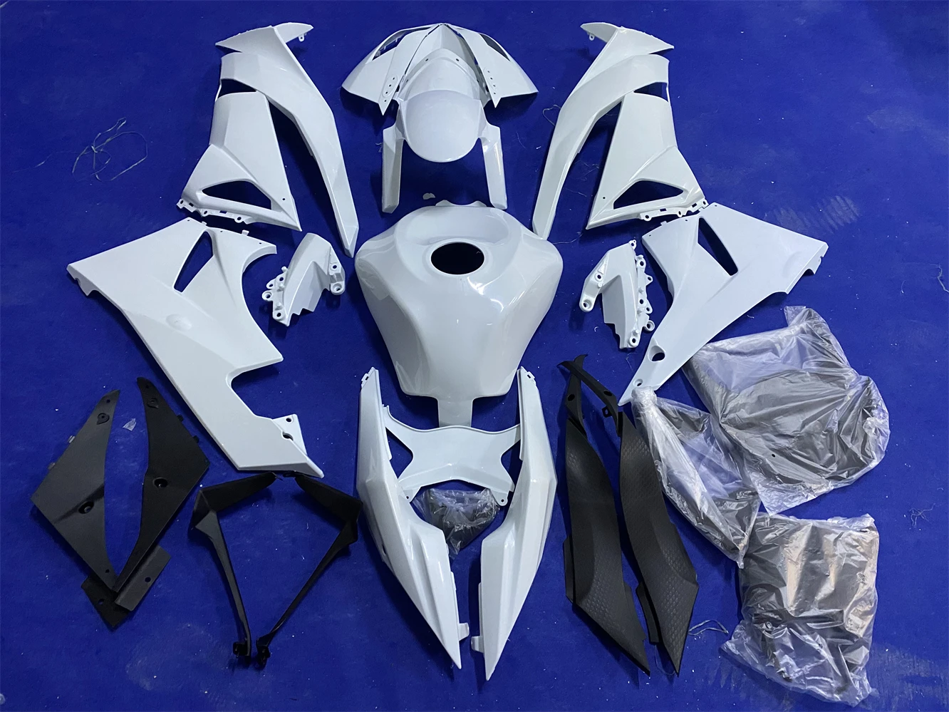 unpainted Fairing Kit For  ZX-6R 09-12 ZX6R ZX 6R 6 R 09 10 11 12 2009 2010 2011 2012 Fairing