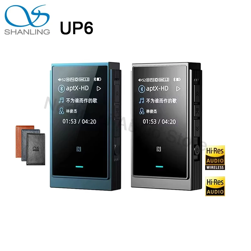 

SHANLING UP6 Headphone Power Amplifier Protable DAC AMP Bluetooth 5.2 Decoder Headphone Amplifier HIFI Hi-Res Audio Dual ES9069Q