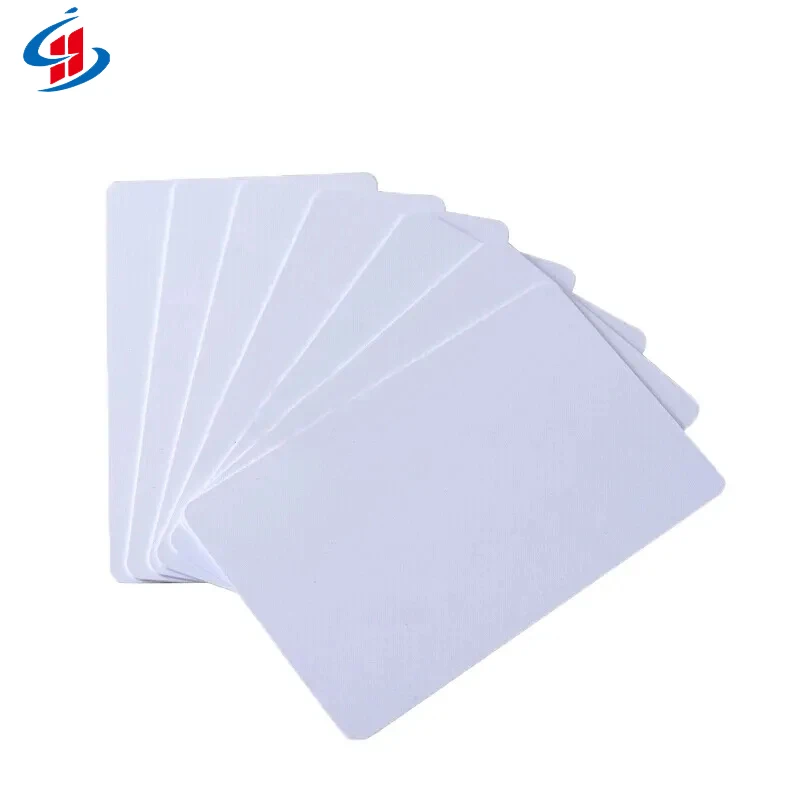 Lot de 100 cartes en PVC blanches, imprimables, de haute qualité, en plastique Regional à sublimation, ID business vierge, CR80