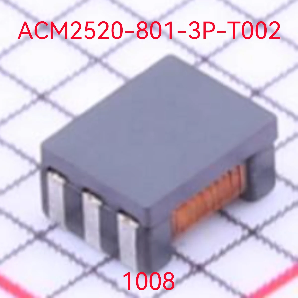 10PCS original ACM2520 common mode filter 800Ω @ 100MHz 20V 150mA 1008 CMC 150MA 3LN 800 OHM SMD ACM2520-801-3P-T002 DCR 1.6Ω