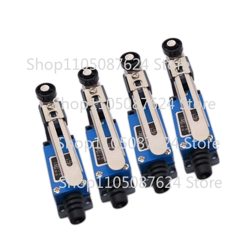 VV  4pcs ME-8108 Momentary Rotary Adjustable Roller Lever Limit Switch 5A