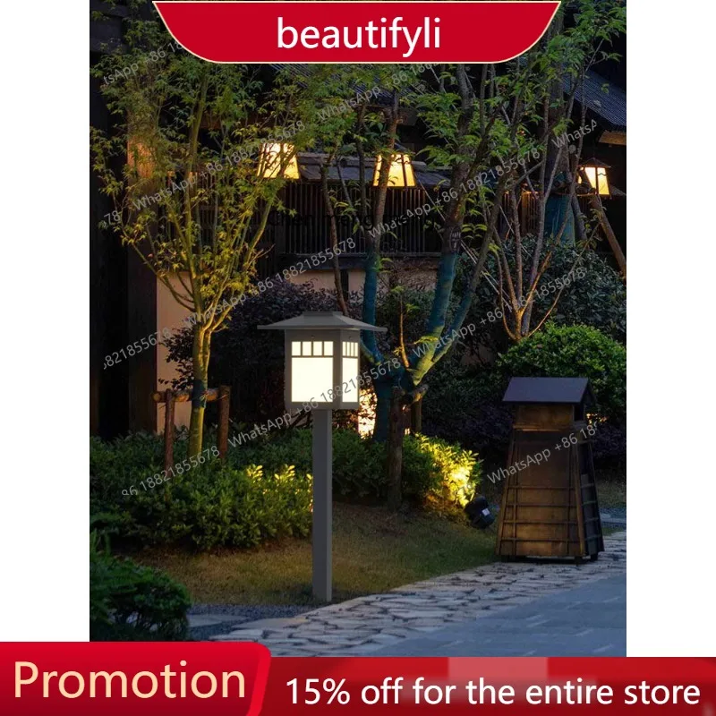 

s51 Outdoor Chinese waterproof courtyard outdoor landscape light community light villa garden park street light