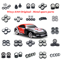 Wltoys 284131 K969 K979 K989 P929 4pcs 24mm RC Hard Drift Tire Wheel Hard Tyre 1/28 RC Car Upgrade Parts  Car Accessories