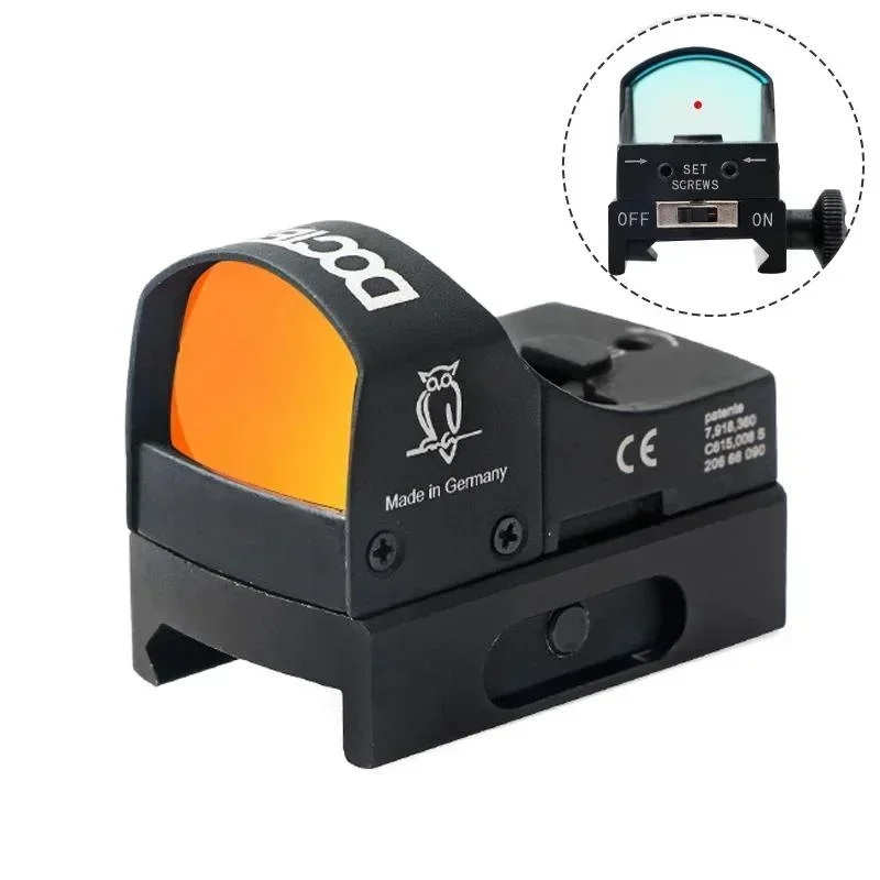 

Mini Red Dot Sight Collimator Reflex Holographic Sight Scope Fit 20mm Rail Mount For Airsoft Pistol Hunting Accessories Wargame