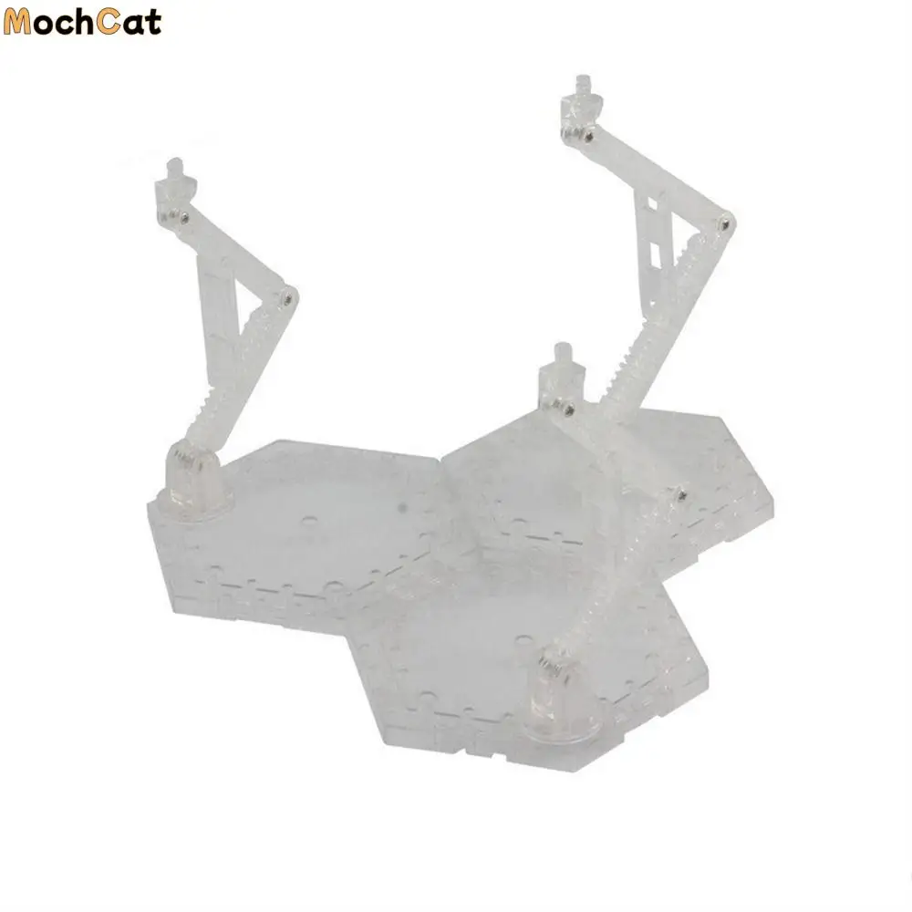

3 in 1 Action Base Stand Doll Holder Robot Figure Figure Display Support 5 Colors Plastic Model Dolls Base Desktop Decoration