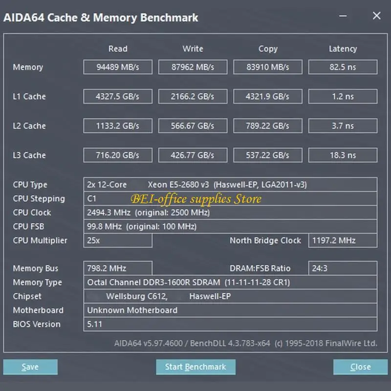 

A9LC X99 T8D Motherboard 4 Channel LGA2011-3 DDR3 Memory Slot for M.2 for X