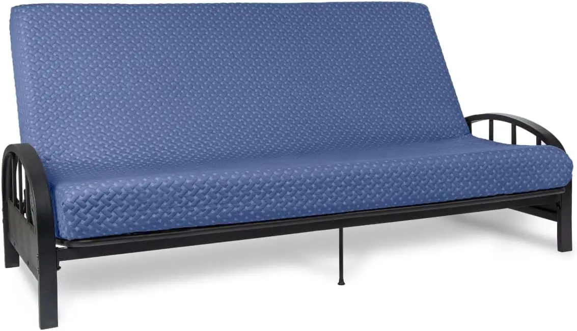 Memory Foam Futon Mattress – Full Size (Frame Not Included) (Navy)