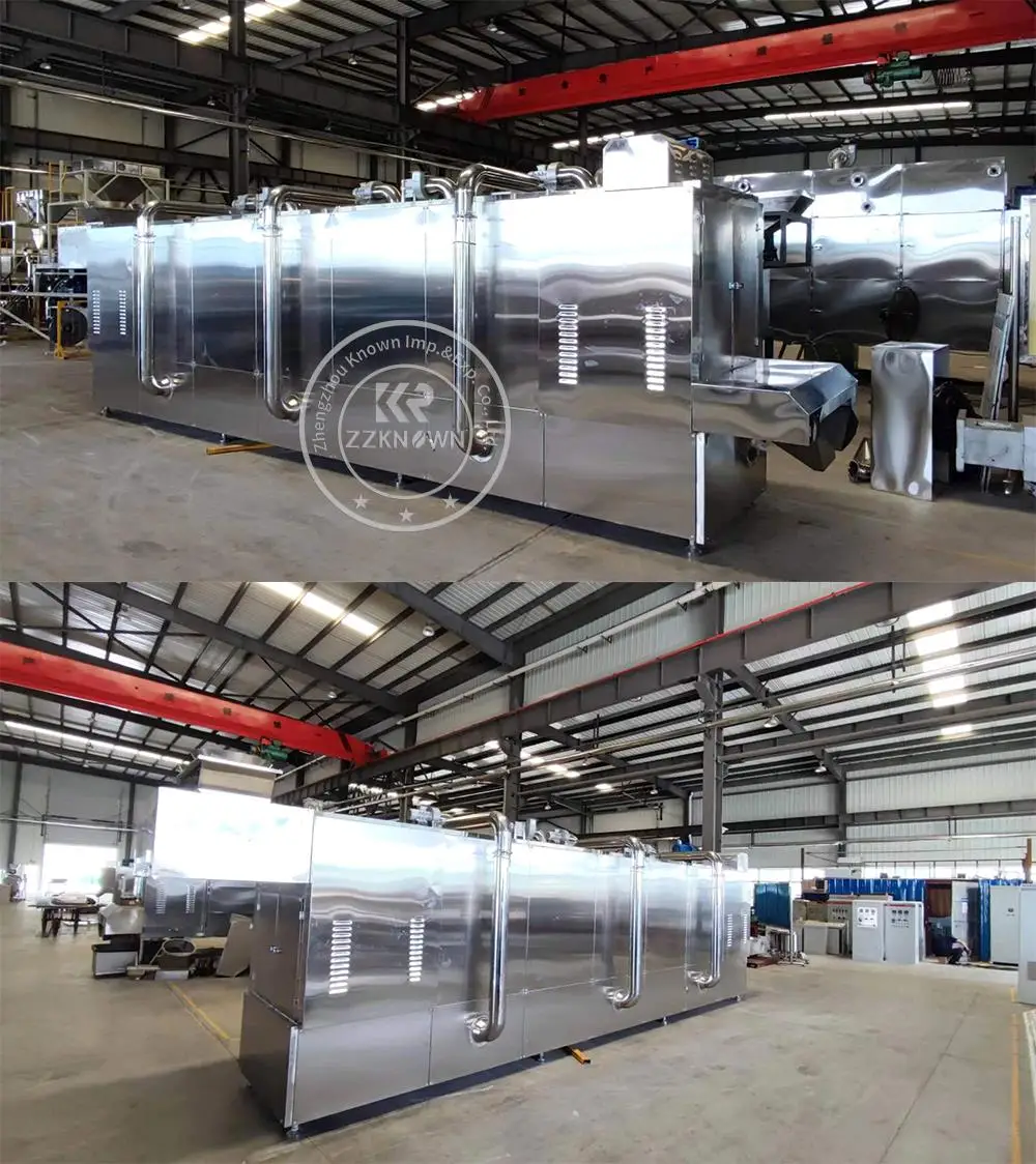 Linea di produzione di Snack soffiati di mais della macchina dell'estrusore a doppia vite del fornitore cinese da vendere